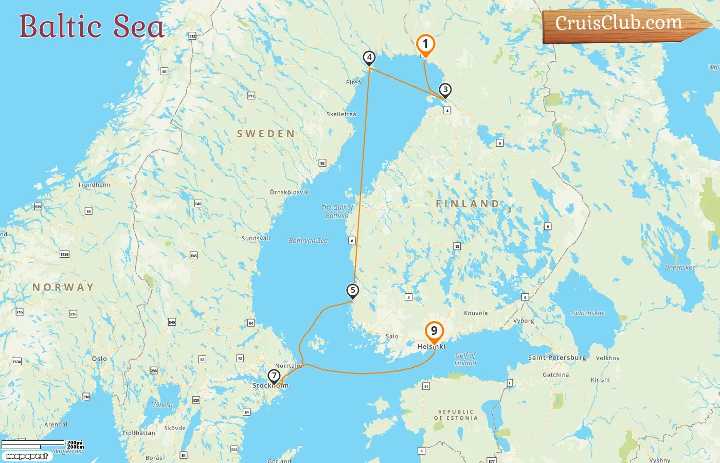 Cruise in the Baltic Sea from Kemi to Helsinki aboard Le Commandant Charcot ship with visits to Finland and Sweden for 9 days