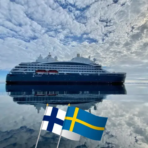 Cruise in the Baltic Sea from Kemi to Helsinki aboard Le Commandant Charcot ship with visits to Finland and Sweden for 9 days
