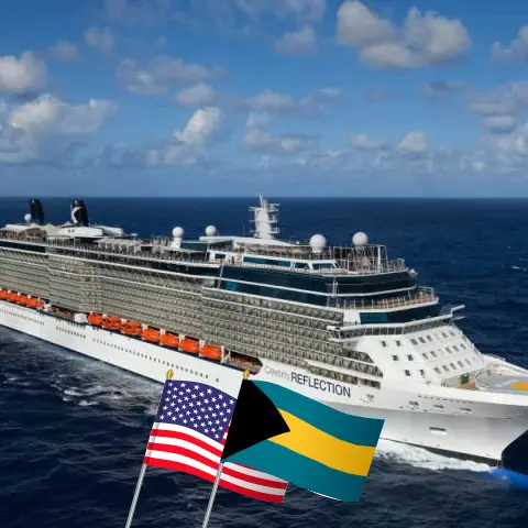 Cruise in the Caribbean from Fort Lauderdale aboard Celebrity Reflection ship with visits to USA and Bahamas for 4 days