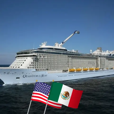 Cruise in the Mexico from Los Angeles aboard Quantum of the Seas ship with visits to USA and Mexico for 7 days