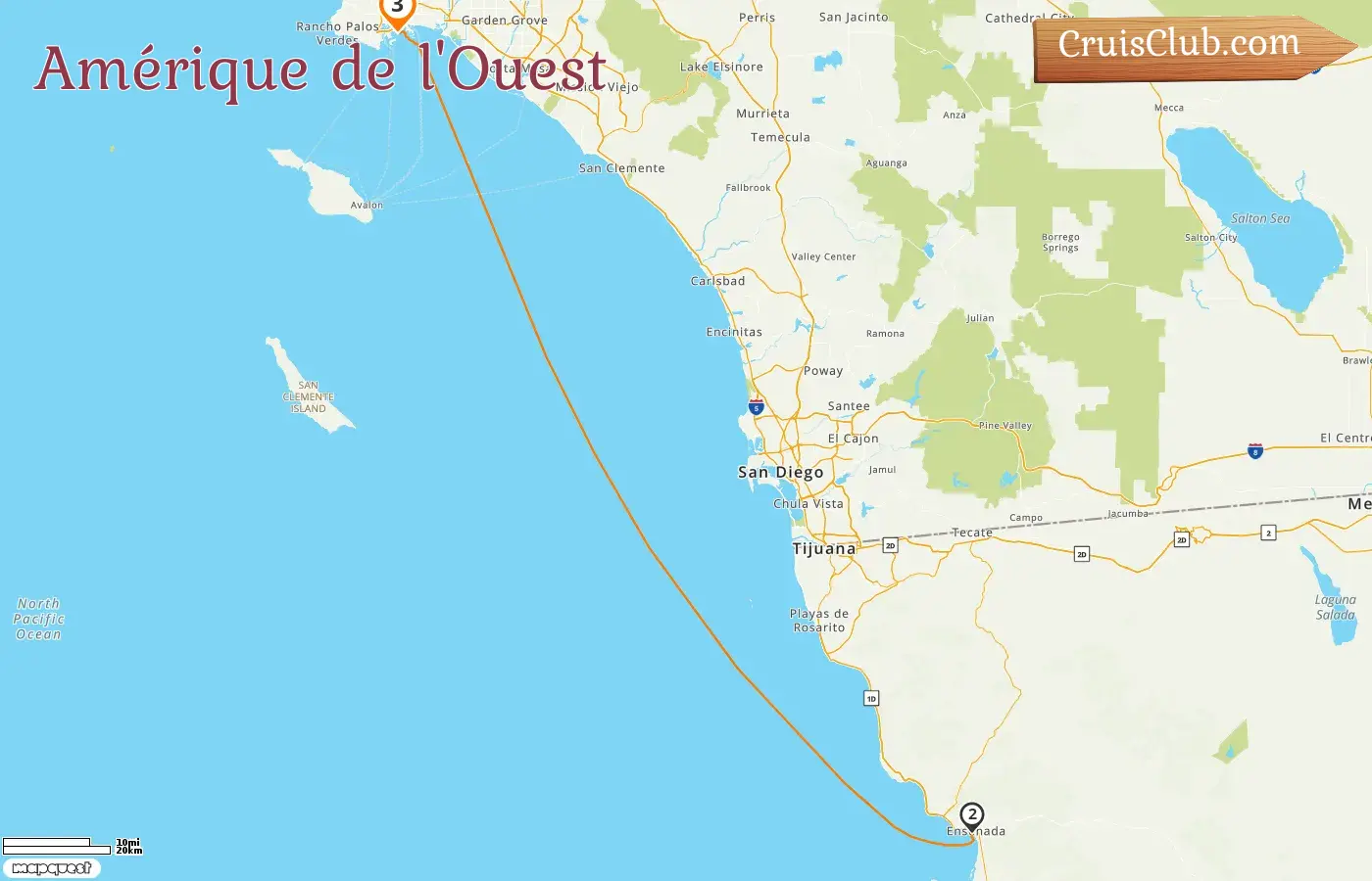 Croisière dans l`Ouest de l`Amérique au départ de Los Angeles à bord du navire Quantum of the Seas avec des visites aux États-Unis et au Mexique pour 3 jours