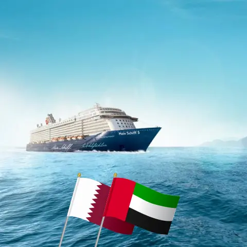 Cruise in the Middle East from Doha aboard Mein Schiff 5 ship with visits to Qatar and United Arab Emirates for 8 days