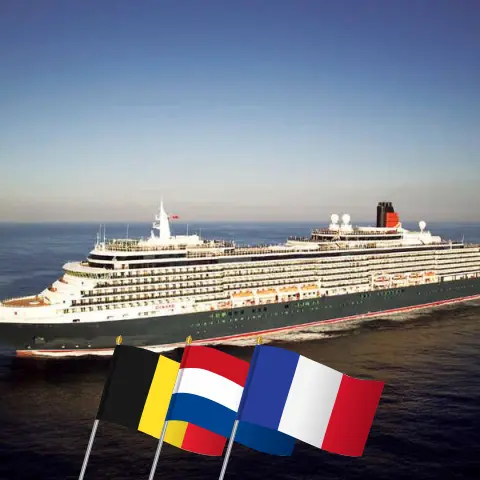 Cruise in the Western Europe from Southampton aboard Queen Victoria ship with visits to Belgium, Netherlands, and France for 8 days