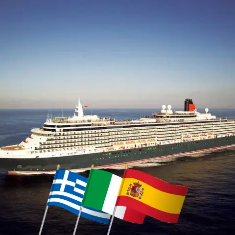 Croisière en Méditerranée d`Istanbul à Barcelone à bord du navire Queen Victoria avec des visites en Turquie, en Grèce, en Italie et en Espagne pendant 8 jours
