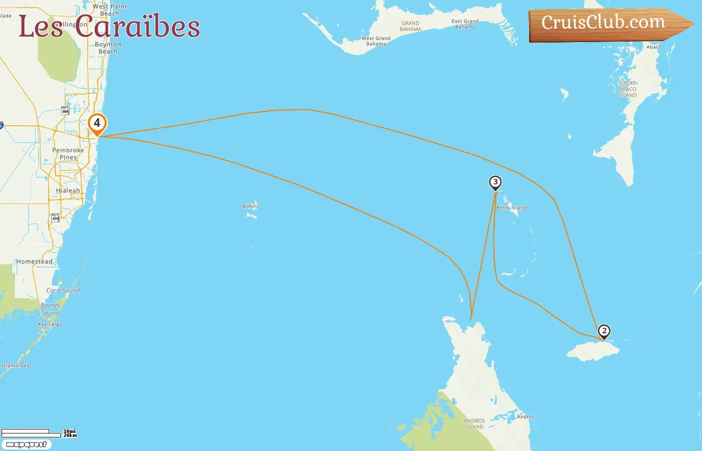 Croisière dans les Caraïbes au départ de Fort Lauderdale à bord du navire Jewel of the Seas avec des escales aux États-Unis et aux Bahamas pendant 4 jours