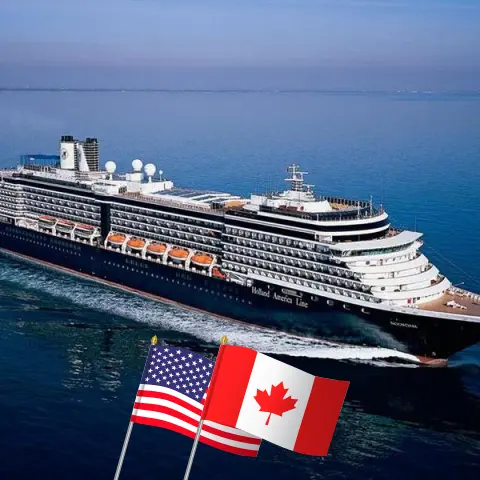Cruise in the Alaska from Seattle aboard Noordam ship with visits to USA and Canada for 8 days