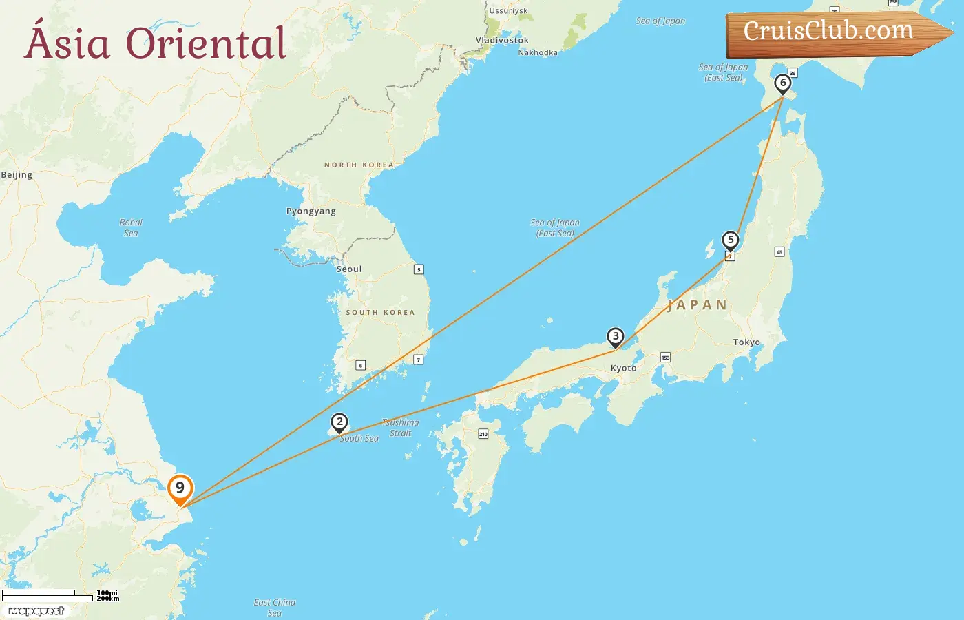 Cruzeiro no Leste da Ásia a partir de Xangai a bordo do navio Spectrum of the Seas com visitas à China, Coreia do Sul e Japão por 9 dias