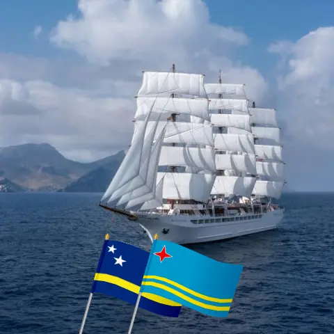 Cruise in the Southern Caribbean from Willemstad to Cologne aboard Sea Cloud Spirit ship with visits to Curaçao, Aruba, Colombia, and Panama for 9 days