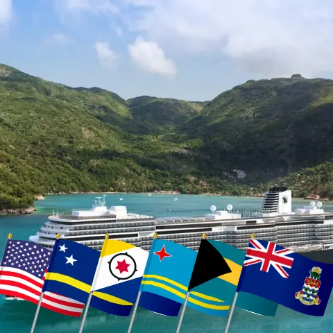 Cruise in the Panama Canal from Fort Lauderdale aboard Rotterdam ship with visits to USA, Curaçao, Aruba, Bahamas, Colombia, Panama, Costa Rica, and Cayman Islands for 22 days