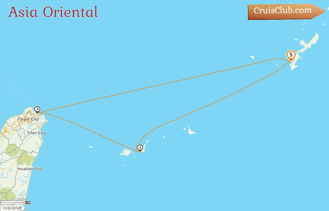 Crucero por el Este de Asia desde Naha a bordo del barco MSC Bellissima con visitas a Japón y Taiwán durante 5 días